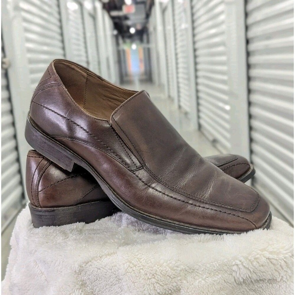 Heritage Ivy Preppy Johnston & Murphy Brown Leather Loafers Men's 9M